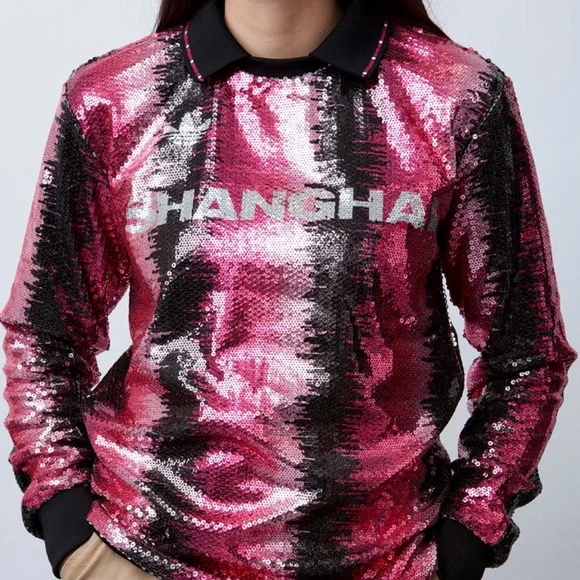 Adidas x Anna Isoniemi Sequin Retro Fashion Soccer Jersey